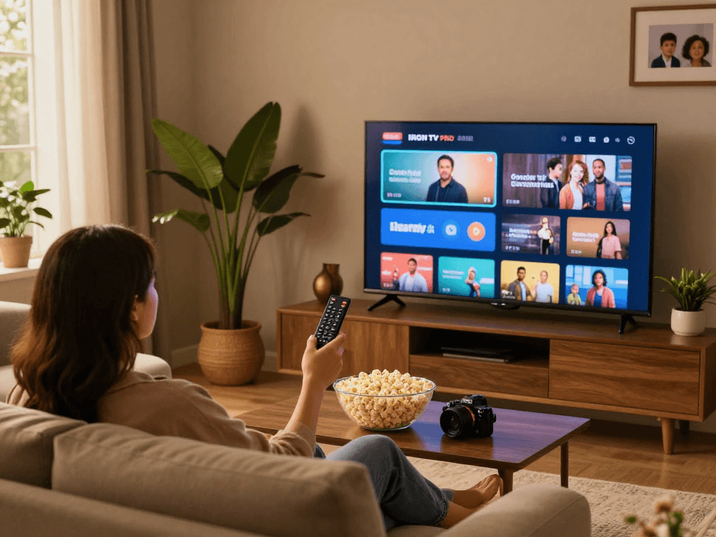 Profitez de votre abonnement Iron TV avec une expérience de streaming conviviale.