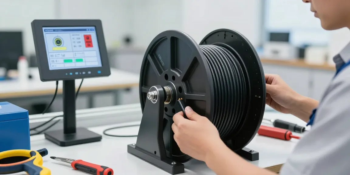 frein de tambour de câble pour assurer la sécurité dans des environnements de construction, intégration de solutions SaaS