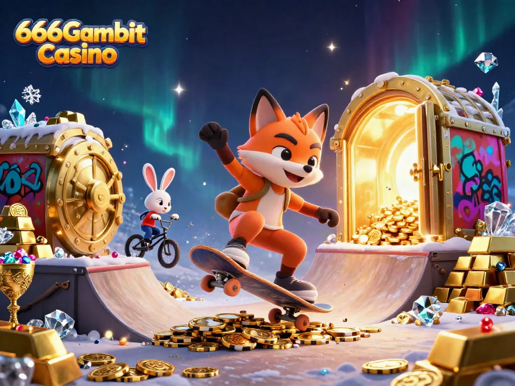 Dévoilez les bonus séduisants de 666Gambit Casino avec des personnages et des éléments de jeu en action.
