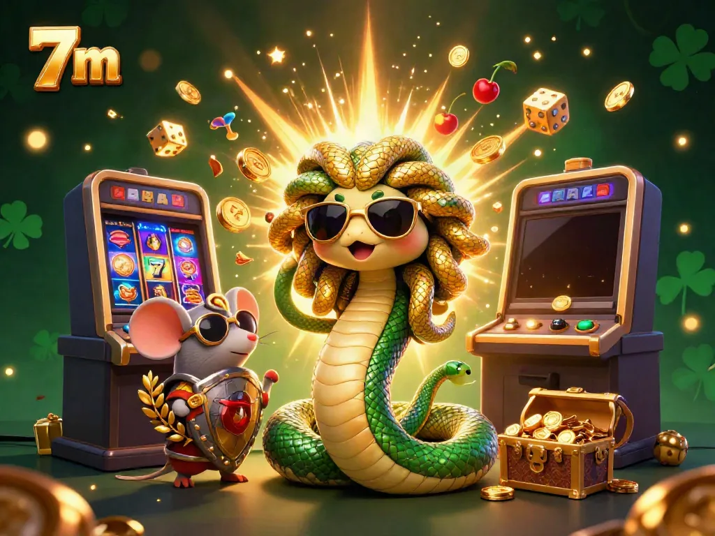 Engage with thrilling 7 m slot action featuring Medusa and a golden explosion of casino winnings.